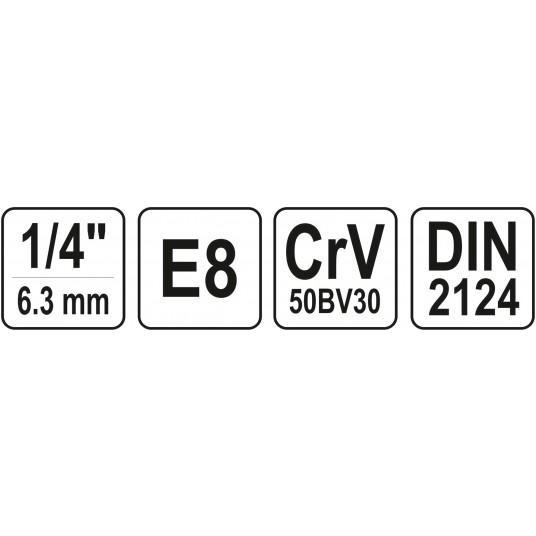 NASADKA TORX 1/4" E8 -zdjęcie numer 3
