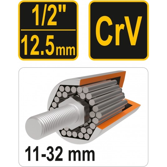 NASADKA UNIWERSALNA 1/2" 11-32MM -zdjęcie numer 4