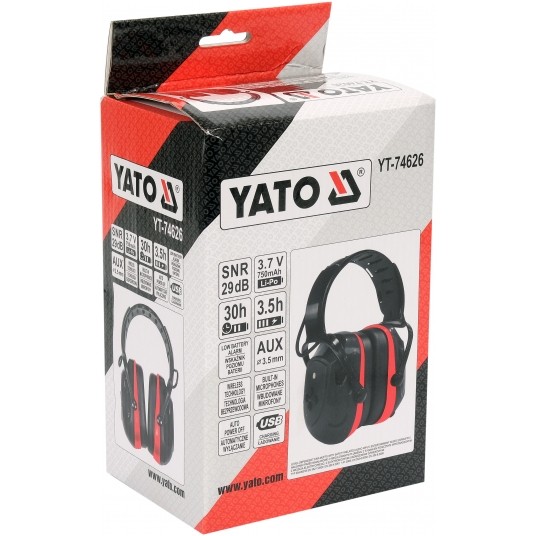 NAUSZNIKI ELEKTR. Z BLUETOOTH -zdjęcie numer 4