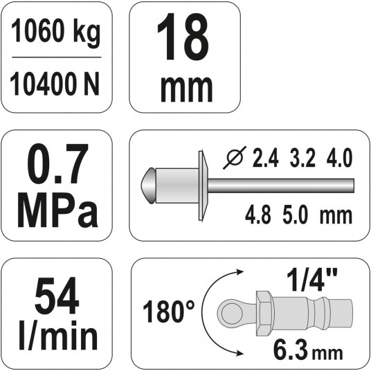 NITOWNICA PNEUMATYCZNA 2,4- 5,0MM -zdjęcie numer 5