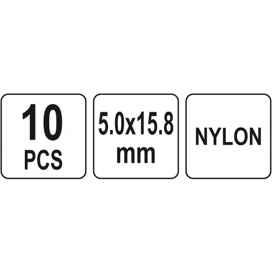 NITY PLASTIKOWE 5.0x15.8MM 10SZT. -zdjęcie numer 3