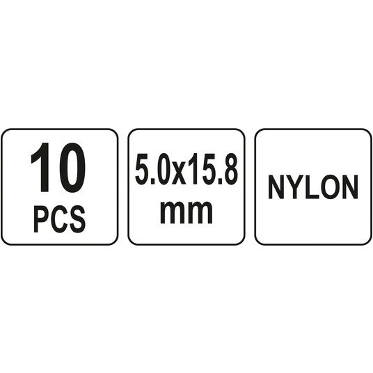 NITY PLASTIKOWE 5.0x15.8MM 10SZT. -zdjęcie numer 3