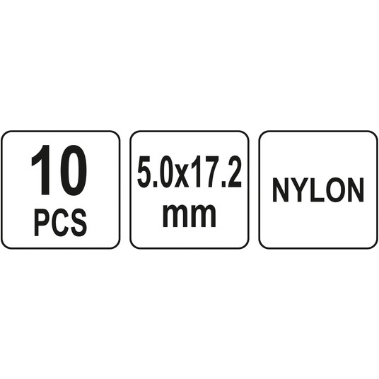 NITY PLASTIKOWE 5.0x17.2MM 10SZT. -zdjęcie numer 3