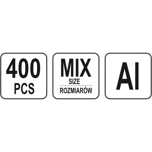 NITY ZRYWALNE MIX 400 SZT -zdjęcie numer 4