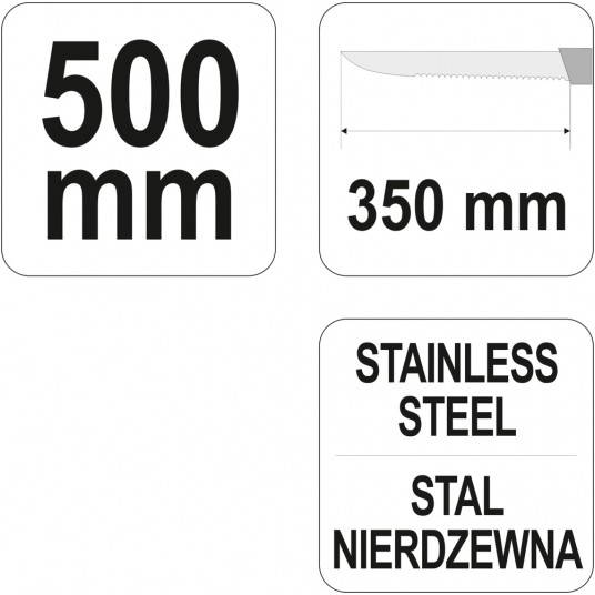 NÓŻ DO CIĘCIA IZOLACJI BUDOWLANYCH 500MM -zdjęcie numer 3