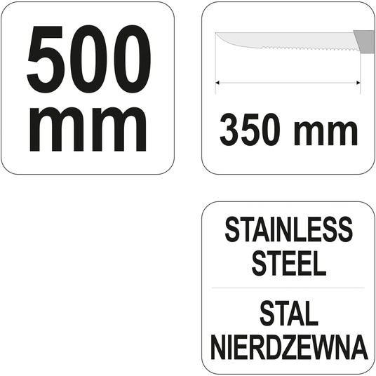 NÓŻ DO CIĘCIA IZOLACJI BUDOWLANYCH 500MM -zdjęcie numer 3