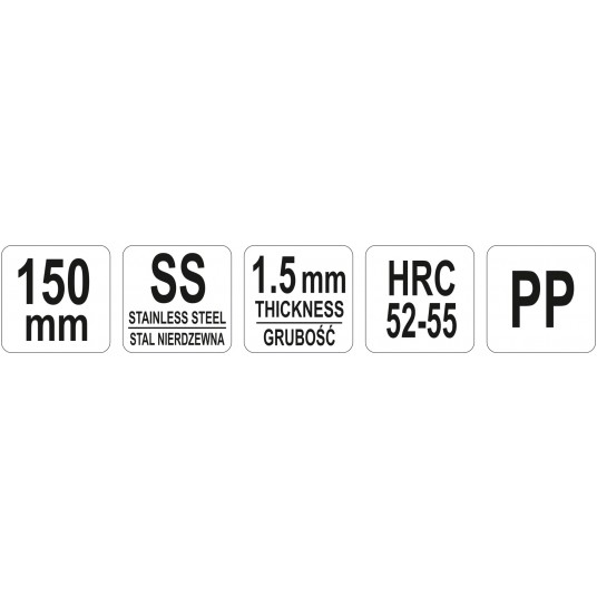 NÓŻ DO FILETOWANIA 6" CZERWONY -zdjęcie numer 2