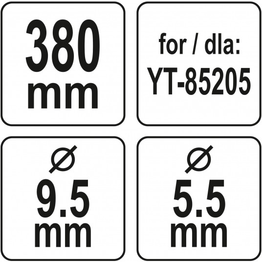 NÓŻ DO KOSIARKI 380MM -zdjęcie numer 5