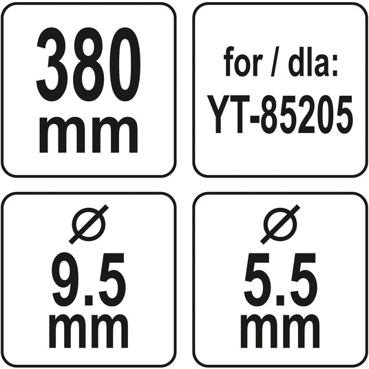 NÓŻ DO KOSIARKI 380MM -zdjęcie numer 5