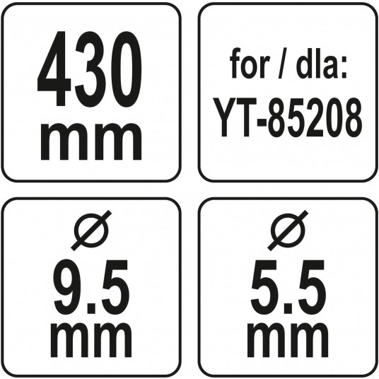 NÓŻ DO KOSIARKI 430MM -zdjęcie numer 5