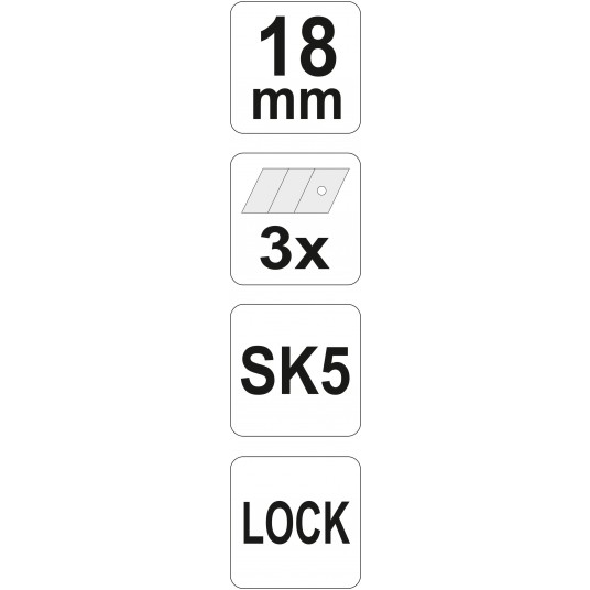 NÓŻ METALOWY Z ŁAMANYM OSTRZEM 18MM -zdjęcie numer 2