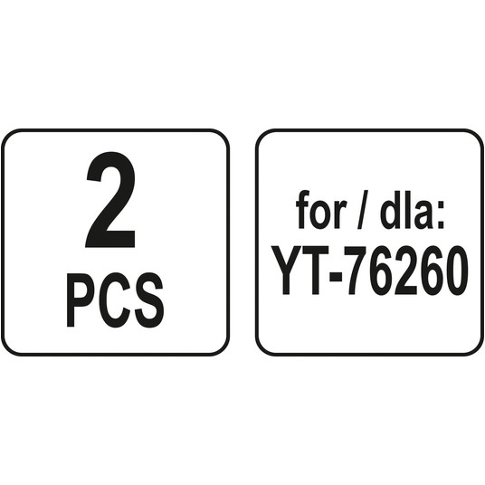 NOŻE DO STRUGA DO PŁYT GK YT-76260 -zdjęcie numer 3