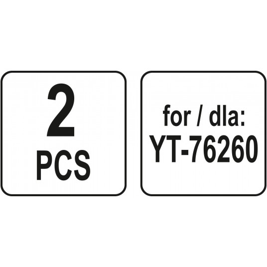 NOŻE DO STRUGA DO PŁYT GK YT-76260 -zdjęcie numer 3
