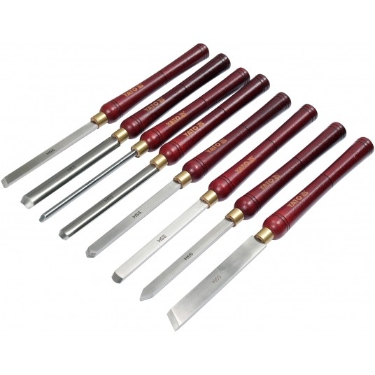 NOŻE DO TOCZENIA DREWNA KPL.8 SZT -zdjęcie numer 2