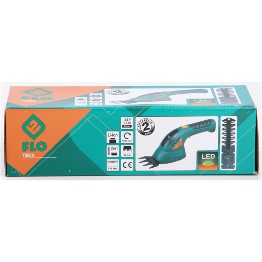 NOŻYCE AKU TRAWA, ŻYWOPŁ 3,6V Li-ion FLO -zdjęcie numer 6