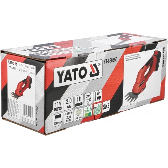 NOŻYCE DO TRAWY I ŻYWOPŁOTU 18V - 2AH -zdjęcie numer 10