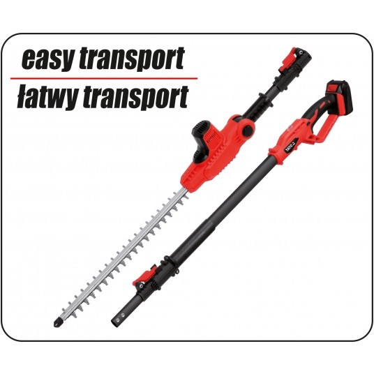 NOŻYCE DO ŻYWOPŁOTU 18V TELESKOP. - 2AH -zdjęcie numer 8