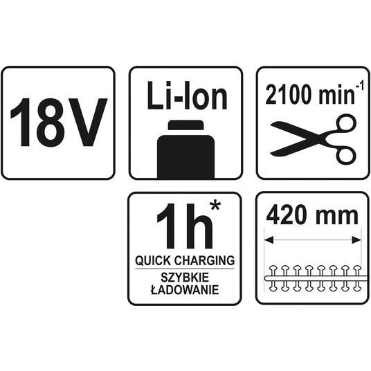NOŻYCE DO ŻYWOPŁOTU 18V TELESKOP. - BODY -zdjęcie numer 5