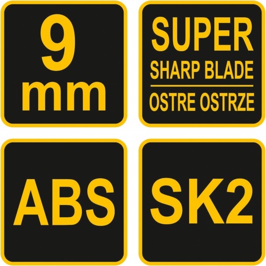 NOŻYK Z OSTRZEM ŁAMANYM 9MM -zdjęcie numer 5