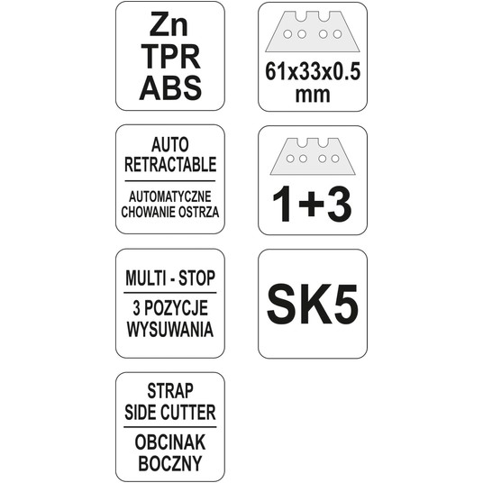 NOŻYK Z WYSUWANYM OSTRZEM TRAPEZOWYM -zdjęcie numer 4