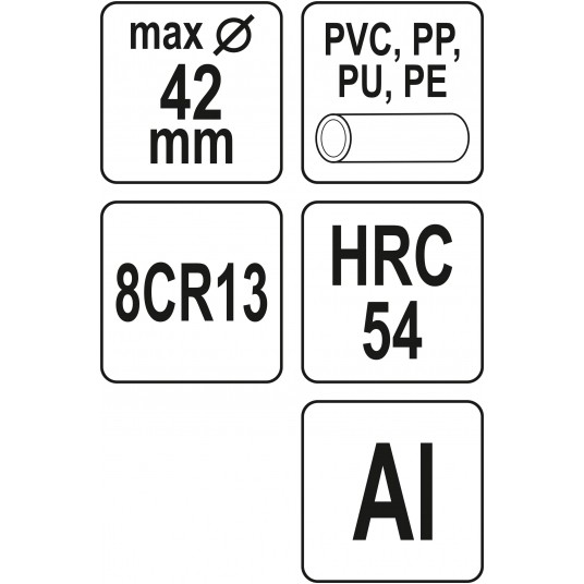 OBCINAK DO RUR PCV 42MM V-CUT -zdjęcie numer 5
