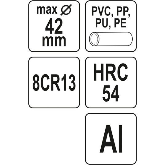 OBCINAK DO RUR PCV 42MM V-CUT -zdjęcie numer 5