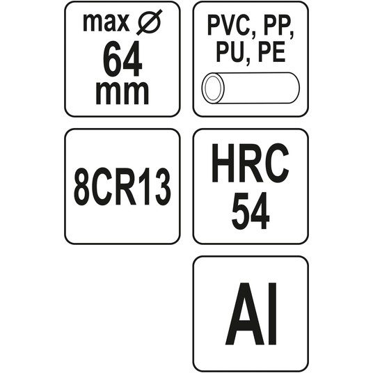 OBCINAK DO RUR PCV 64MM V-CUT -zdjęcie numer 5