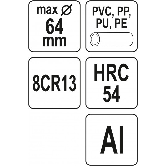 OBCINAK DO RUR PCV 64MM V-CUT -zdjęcie numer 5