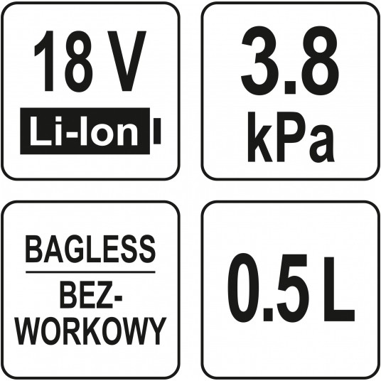 ODKURZACZ 18V Z FILTREM - BODY -zdjęcie numer 13