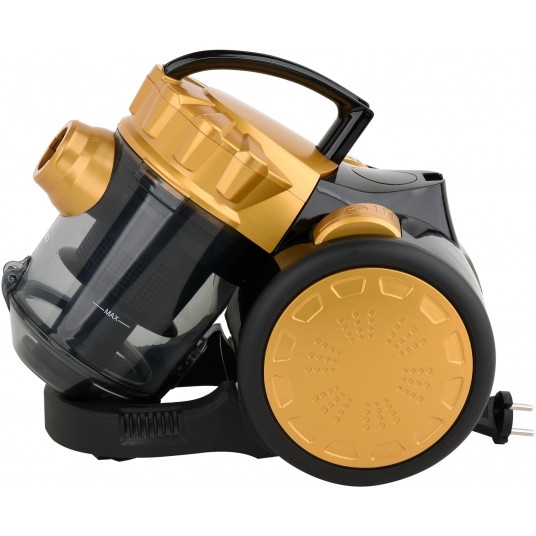 ODKURZACZ CYKL. 700W ZŁOTY 3 SZCZOTKI -zdjęcie numer 2