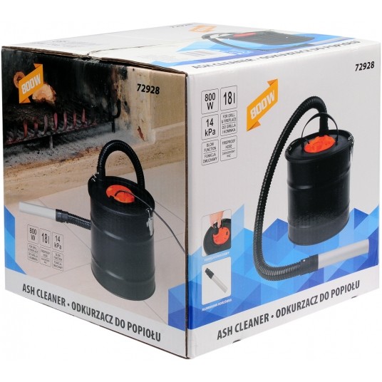 ODKURZACZ DO POPIOŁU 18L 800W -zdjęcie numer 2