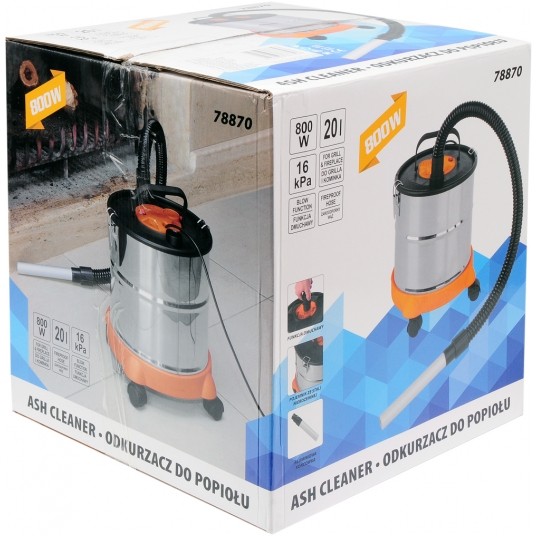 ODKURZACZ DO POPIOŁU 20L 800W -zdjęcie numer 2