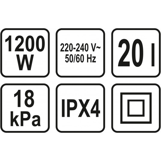 ODKURZACZ WARSZTATOWY 1200W 20L -zdjęcie numer 4