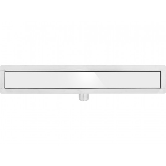 ODPŁYW LINIOWY WET DRY WHITE GLASS 80 CM -zdjęcie numer 1