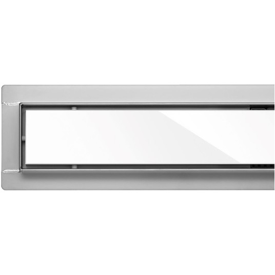 ODPŁYW LINIOWY WHITE GLASS 90 CM WET DRY -zdjęcie numer 5