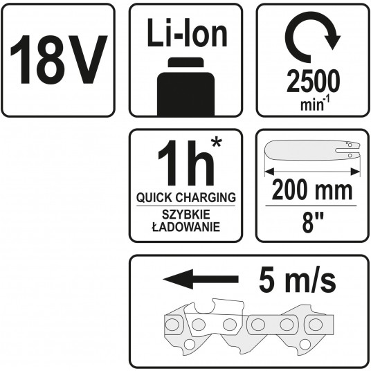 OKRZESYWARKA TELESKOPOWA 18V 8'' - BODY -zdjęcie numer 4