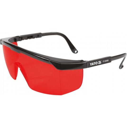 OKULARY CZERWONE DO PRACY Z LASEREM -zdjęcie numer 1
