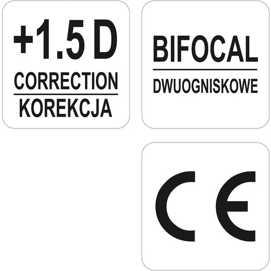 OKULARY OCHRONNE KOREKCYJNE +1,5 -zdjęcie numer 2