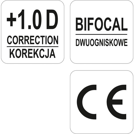 OKULARY OCHRONNE KOREKCYJNE +1 -zdjęcie numer 2