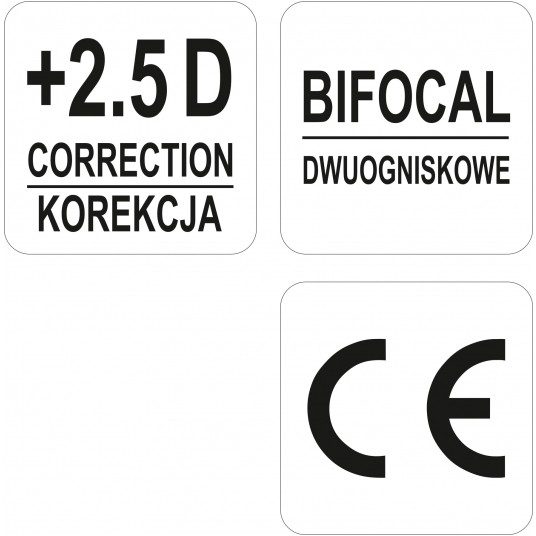 OKULARY OCHRONNE KOREKCYJNE +2,5 -zdjęcie numer 6