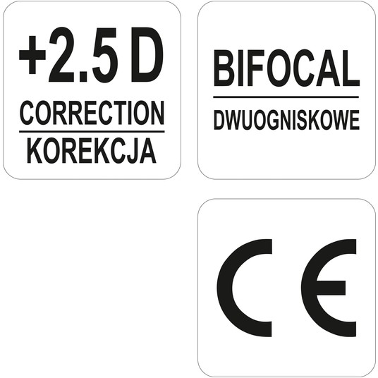 OKULARY OCHRONNE KOREKCYJNE +2,5 -zdjęcie numer 6
