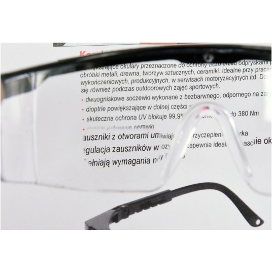 OKULARY OCHRONNE KOREKCYJNE +2,5 -zdjęcie numer 3