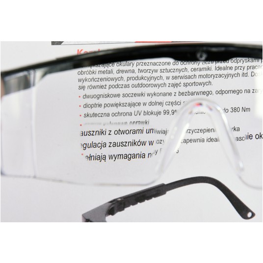 OKULARY OCHRONNE KOREKCYJNE +2,5 -zdjęcie numer 3