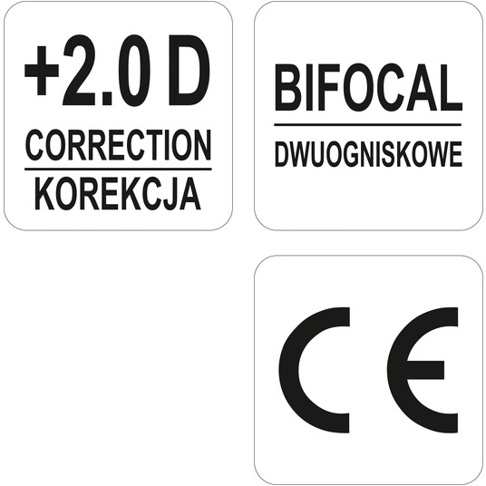 OKULARY OCHRONNE KOREKCYJNE +2 -zdjęcie numer 2