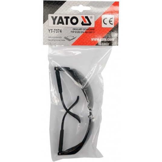 OKULARY OCHRONNE SZARE TYP 91293 -zdjęcie numer 1