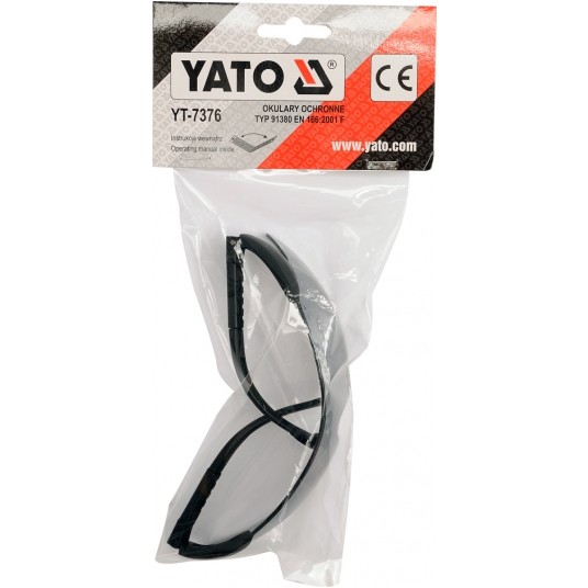 OKULARY OCHRONNE SZARE TYP 91380 -zdjęcie numer 1