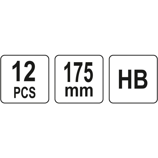OŁÓWKI STOLARSKIE HB 12SZT -zdjęcie numer 5