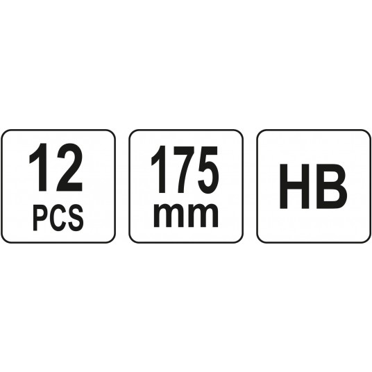 OŁÓWKI STOLARSKIE HB 12SZT -zdjęcie numer 5