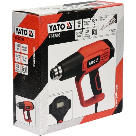 OPALARKA 1600W 50-650C 2BIEGI LCD+PAMIĘĆ -zdjęcie numer 5