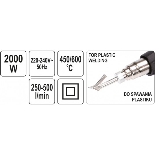 OPALARKA 2000W 450-600C 2 BIEGI -zdjęcie numer 6